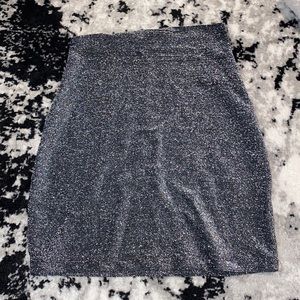Metallic Mini Skirt
